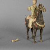 Cette statuette de cheval de la dynastie Tang fait partie des objets restitués par la Suisse à la Chine jeudi.
